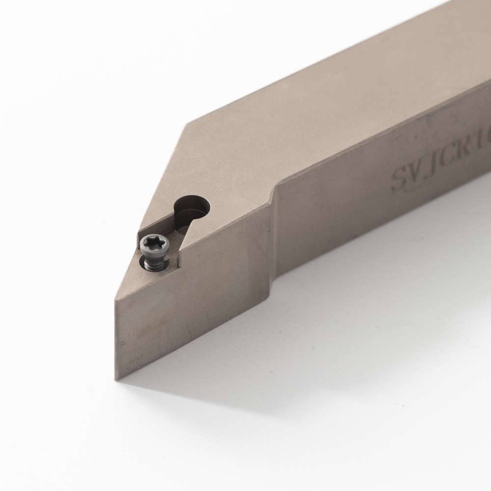 Herramientas de corte CNC ENS, herramienta de carburo personalizada SVJCR 1616H11, portaherramientas de torneado externo de aleación dura