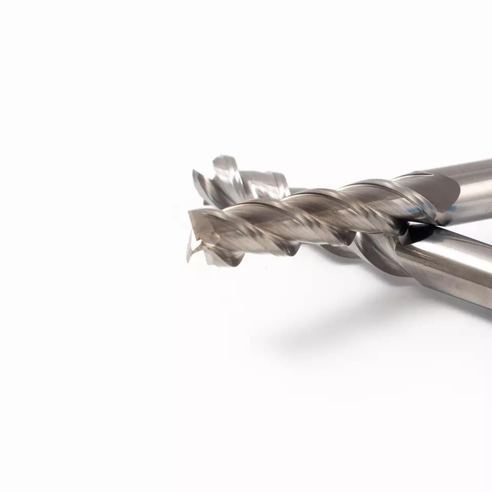 Herramientas del CNC del OEM HRC45 que trabajan a máquina el cortador de fresado Endmill del carburo sólido 