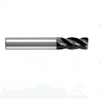 Fresa de metal duro integral H25UF con radio de 4 flautas para la serie H25UF-R4