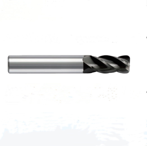 Fresa de metal duro integral H25UF con radio de 4 flautas para la serie H25UF-R4