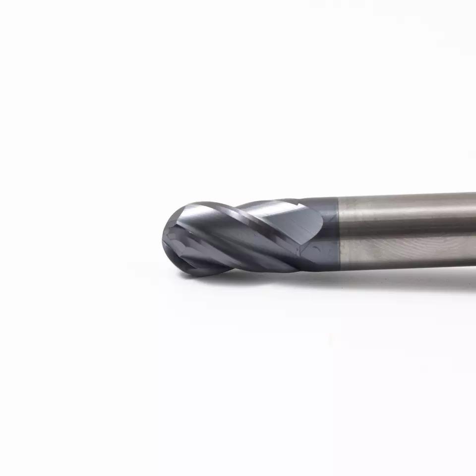 Molino de extremo del carburo sólido del CNC del cortador de fresado HRC55 para el acero/el arrabio