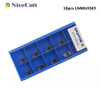 NiceCutt-fresa EXN03R, soporte de herramientas de alimentación rápida, barra de fresado para insertos LNMU, fresa de alta velocidad 