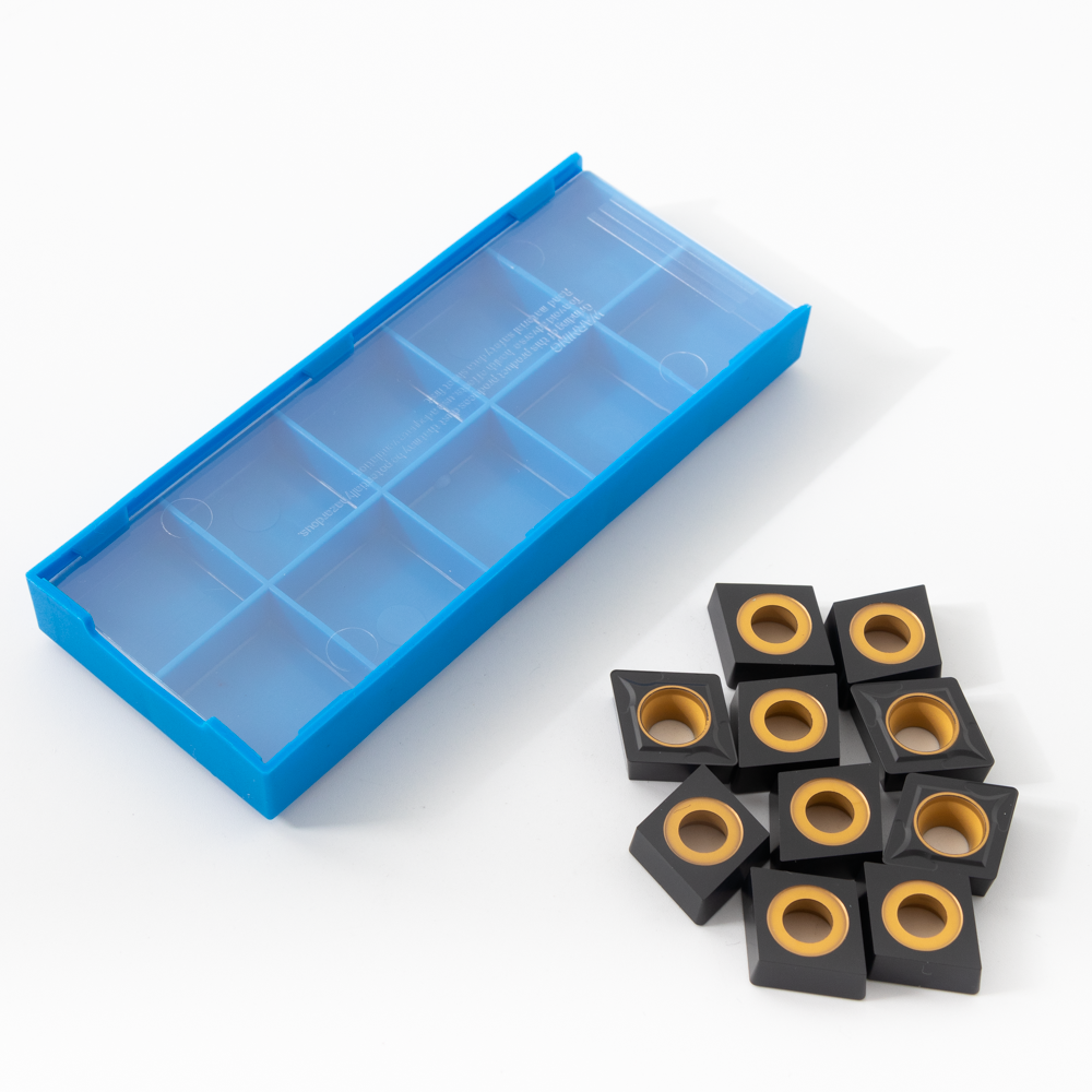 Insertos de torneado de carburo de venta directa de almacén, insertos de herramientas de torneado CVD, herramienta de torneado de inserto cnc para mecanizado de torneado