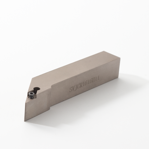 Herramientas de corte CNC ENS, herramienta de carburo personalizada SVJCR 1616H11, portaherramientas de torneado externo de aleación dura