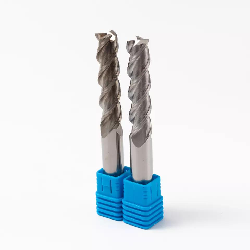Herramientas del CNC del OEM HRC45 que trabajan a máquina el cortador de fresado Endmill del carburo sólido 