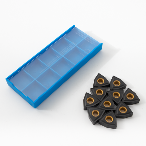 Herramienta de corte de inserción de calidad superior WNMG080408 insertos de torneado de carburo de tungsteno CVD torneado de alto rendimiento para mecanizado de torneado